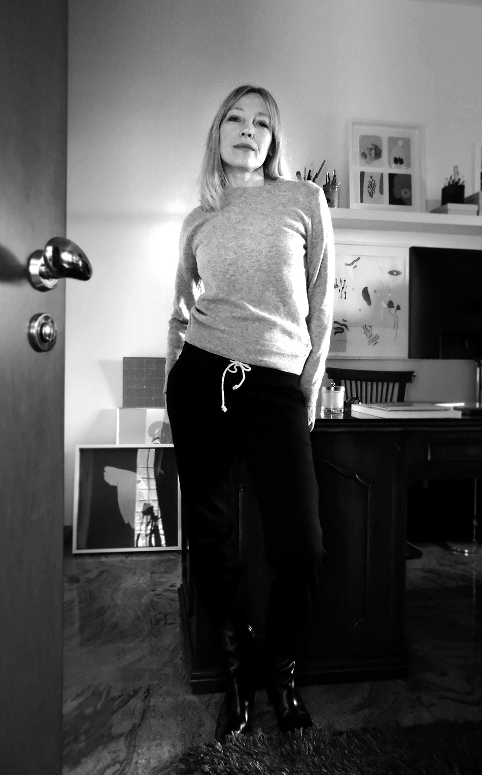 Silvana in studio Silvana in studio